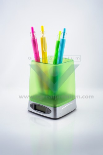 สินค้า Pen Holder With Digital Clock