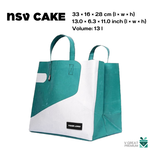 กระเป๋าผ้าใบ Cake